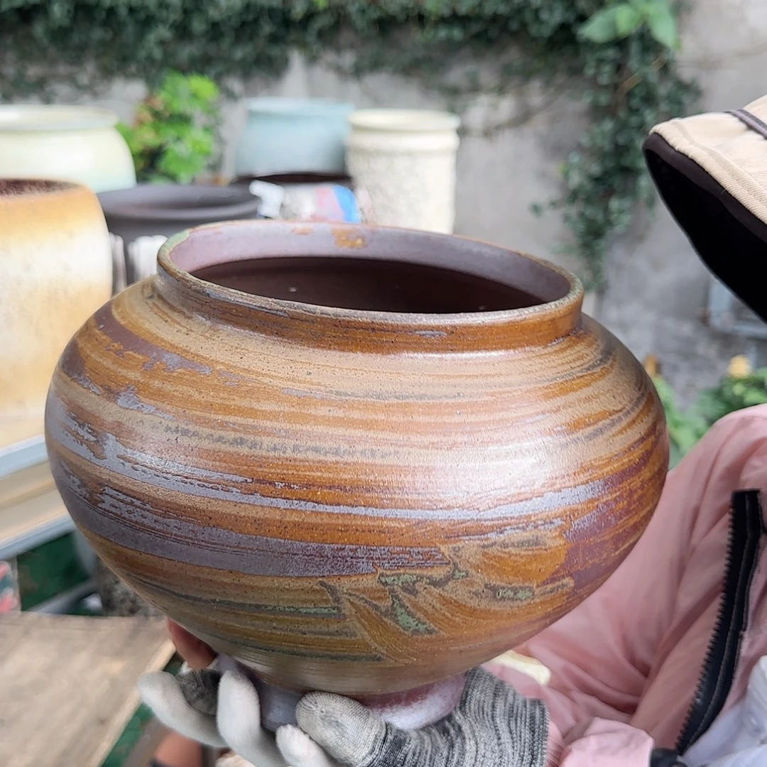 紫砂花盆王嫂花盆0628-798高21口17