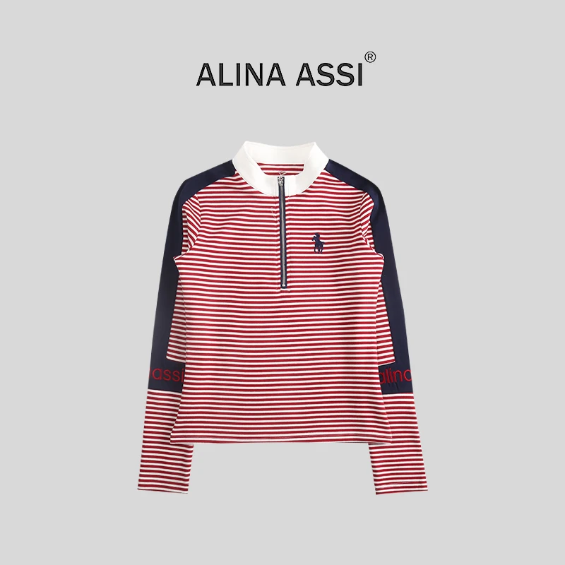 【糯米姐】2025秋冬新款显瘦T恤休闲长袖上衣K0757