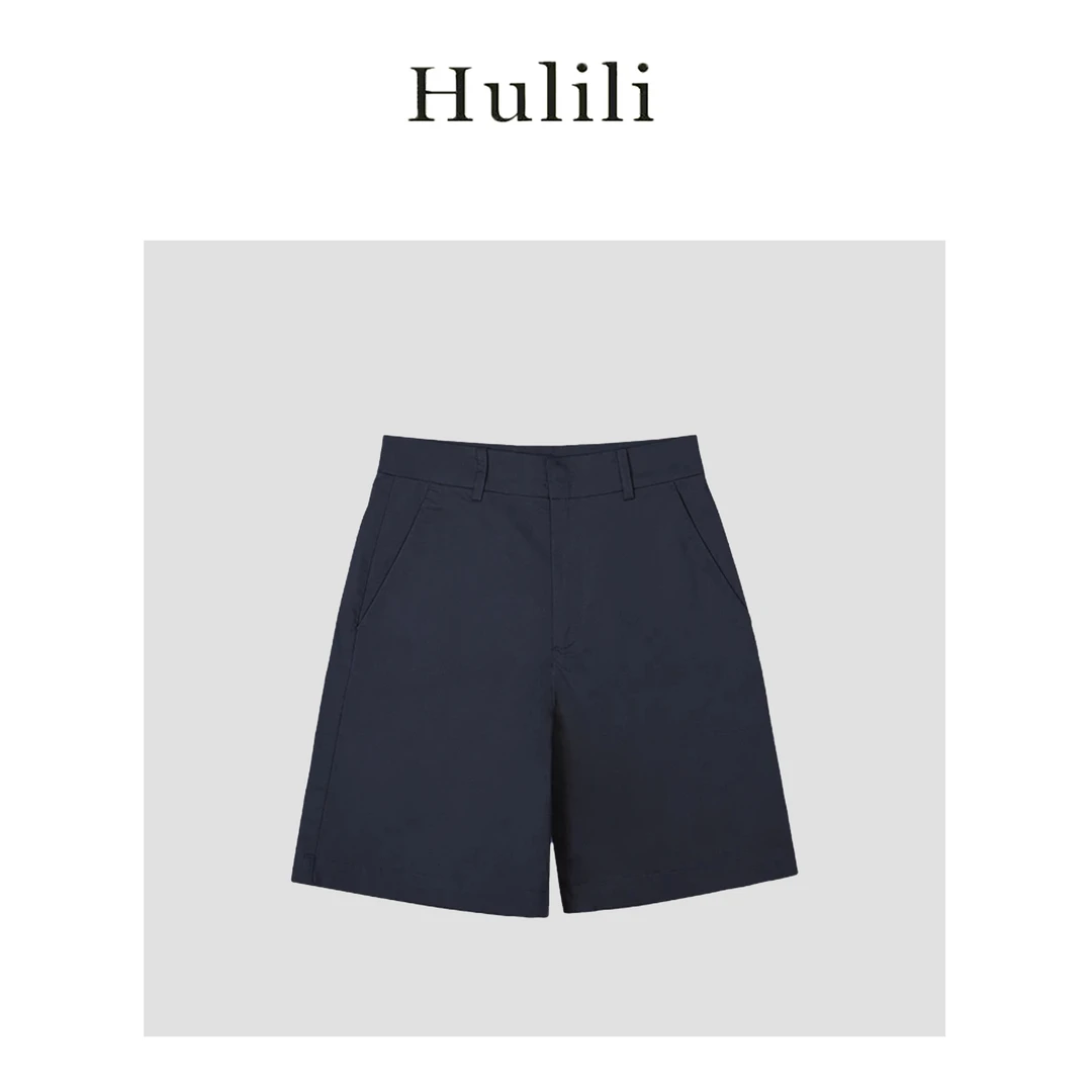 【Li·Li】2025夏季新品休闲裤女韩范气质净版百搭中高腰休闲短裤女