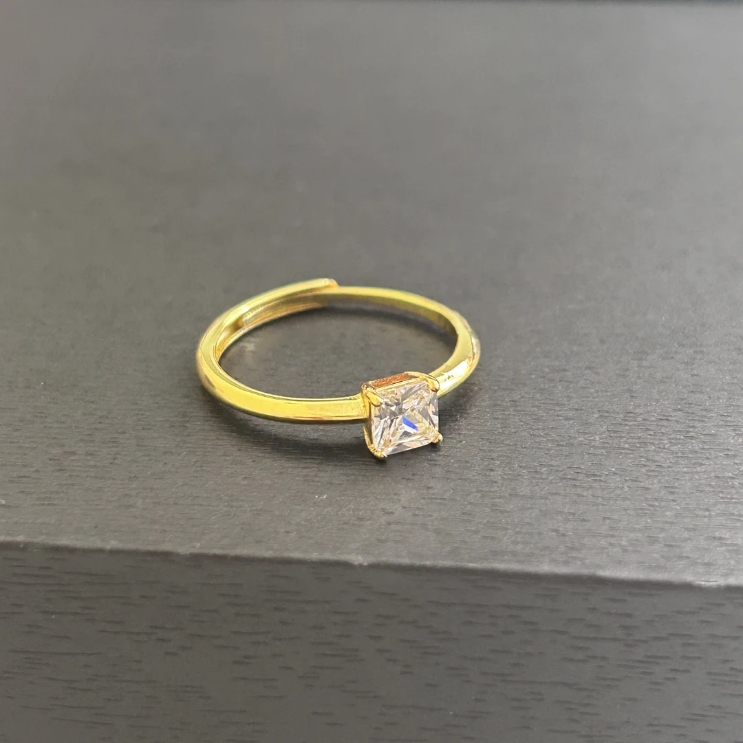 925银戒指  【MZ】925银方糖戒指YJZ256