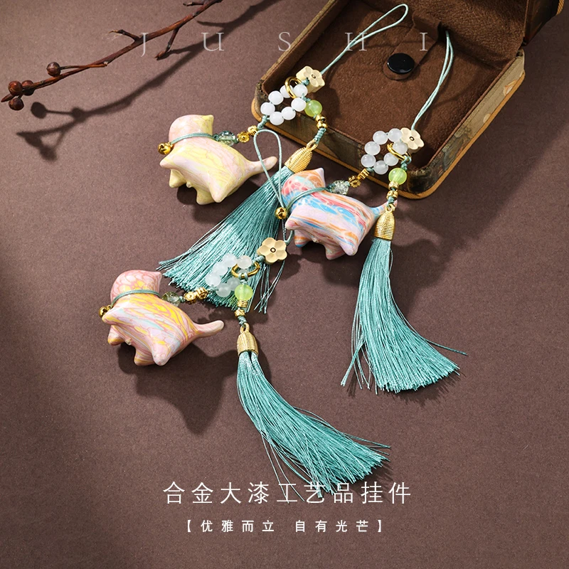 【举石臻品】大漆工艺品合金挂件(一件/多样性发)FSC-6677-5180050