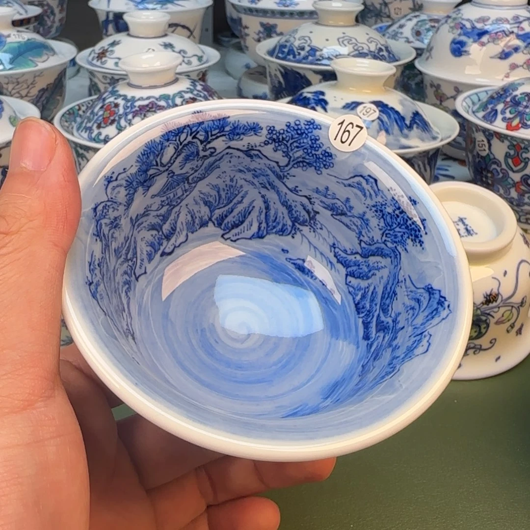 彦祖纯手工手绘茶具167