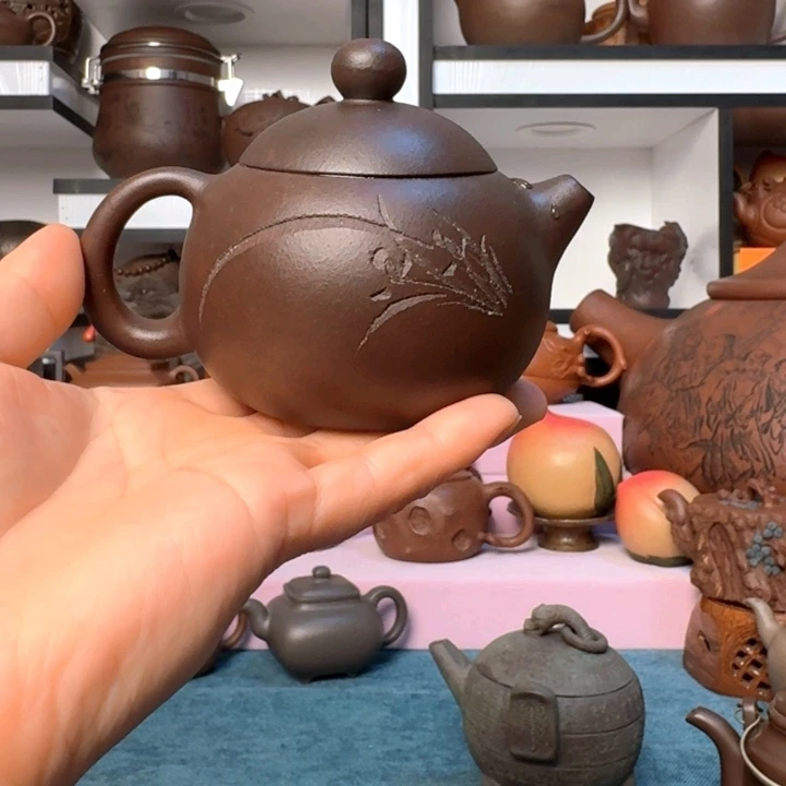 用***2紫砂茶壶宜兴紫砂工艺美术