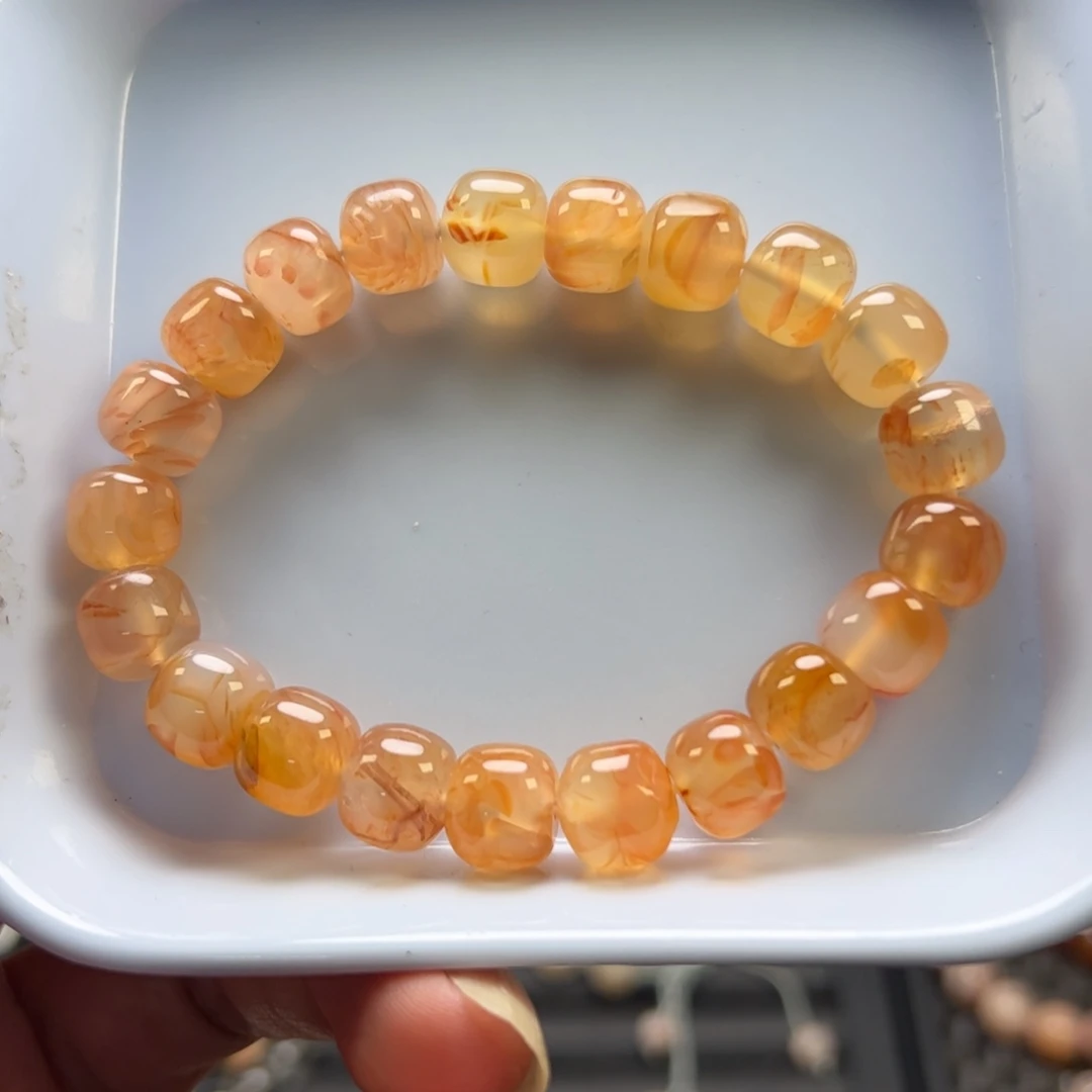 未镶嵌玛瑙/玉髓珠宝半成品