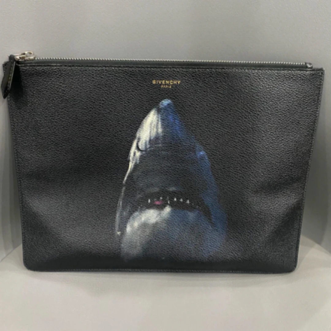 95新 Givenchy/纪梵希 男士手包印花钱夹压纹手包