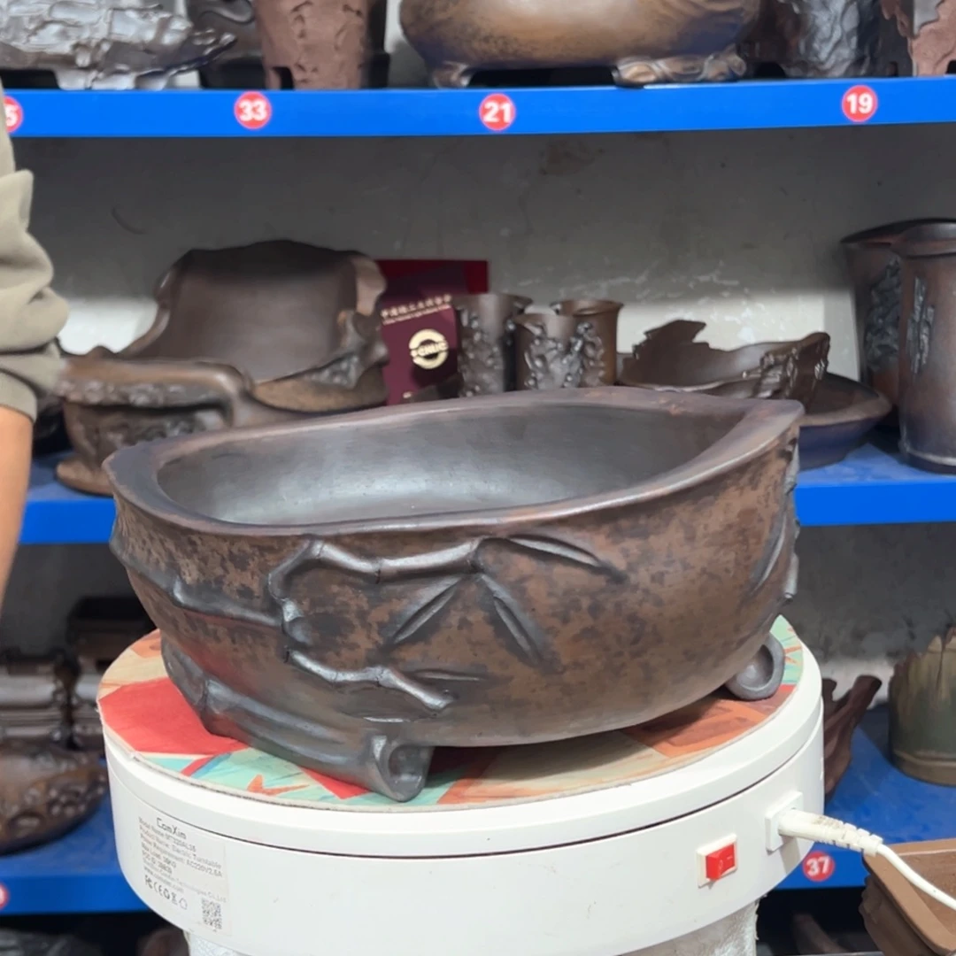 忘***为花盆紫砂手工制作异形花盆