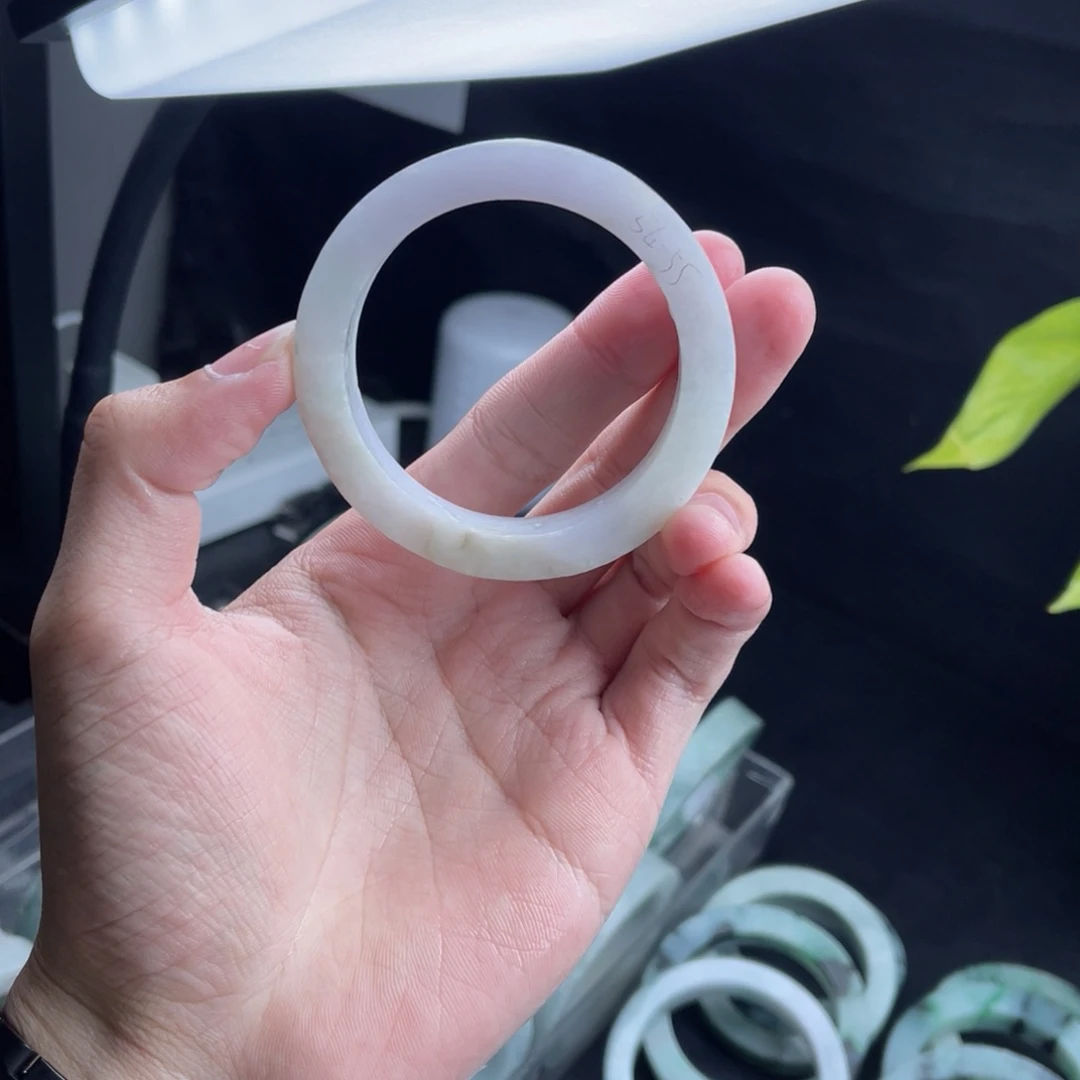 【闪购商品】定制翡翠53正圈纹裂推荐未镶嵌