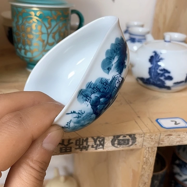 瓷片015 一人直播，看品直播间说序号