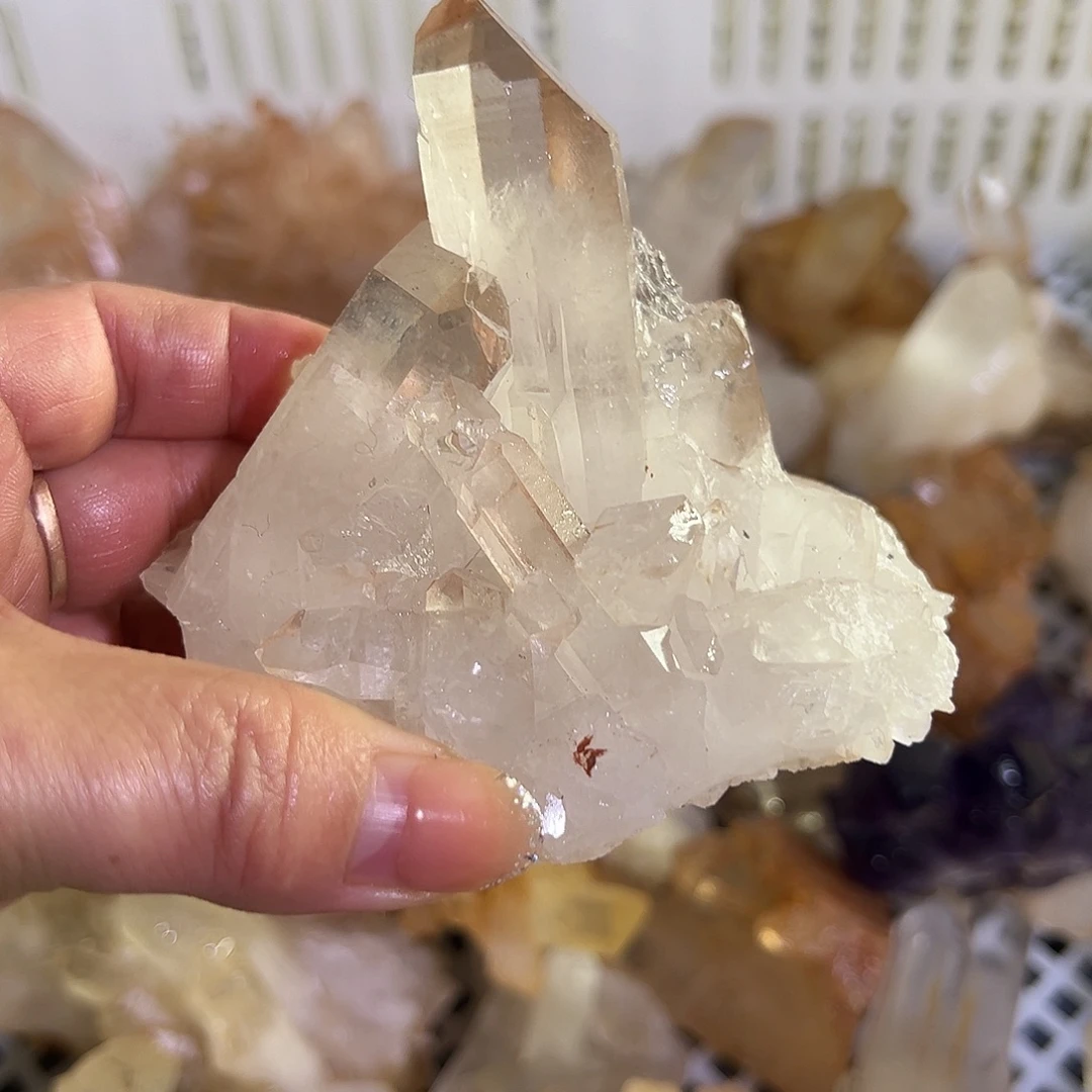 水晶未镶嵌珠宝半成品