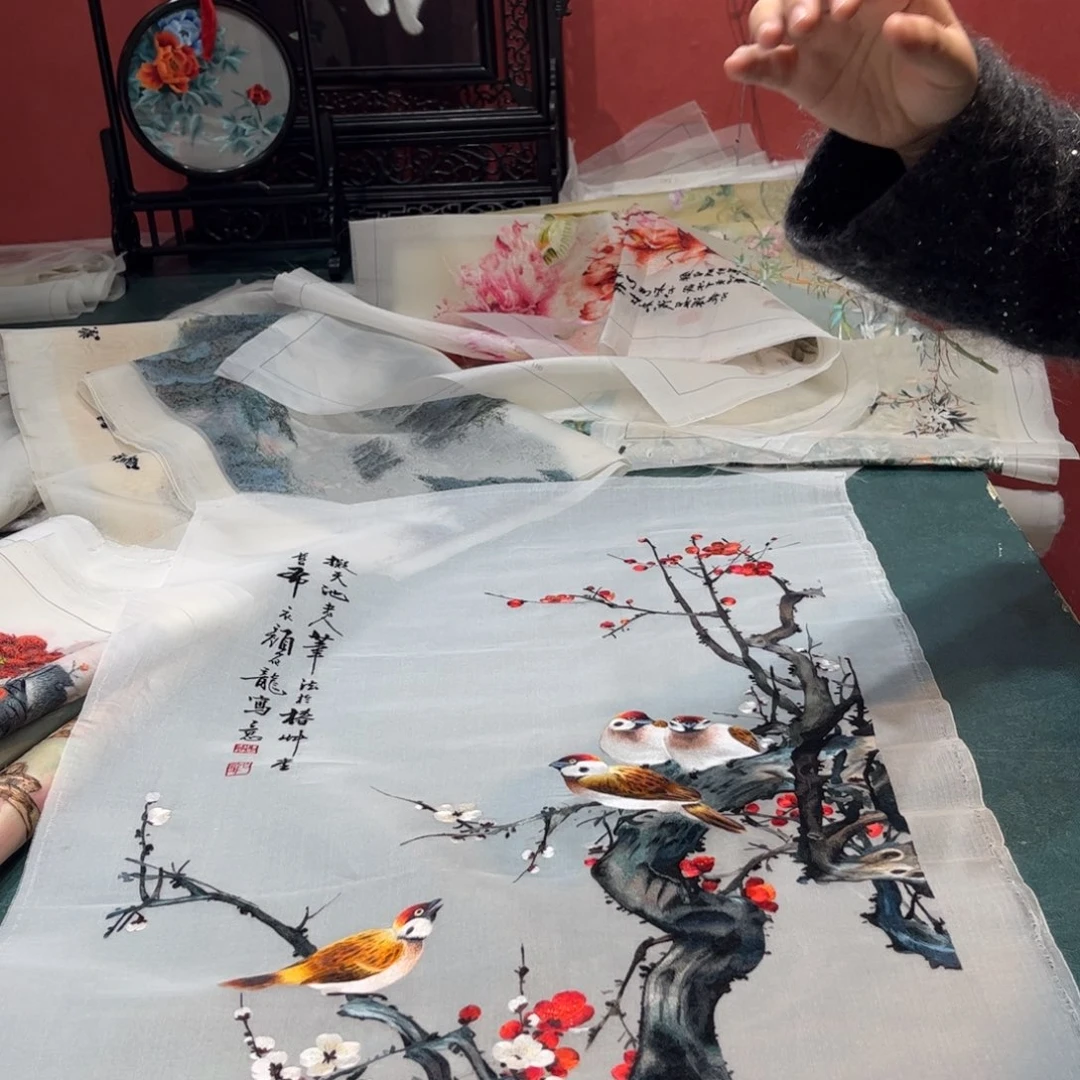 柿***意织绣纯手工制作方法大全集