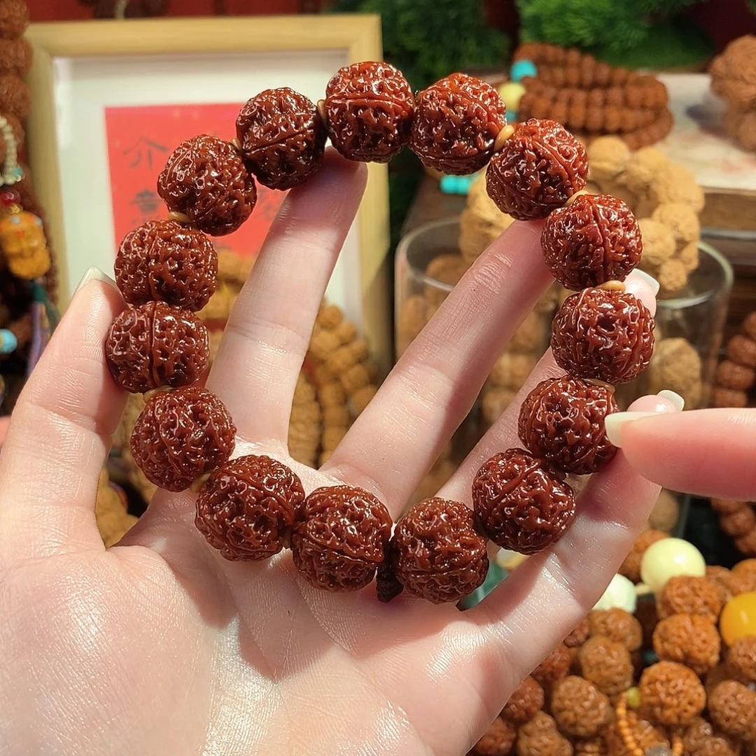 金刚菩提手串205玉华深色