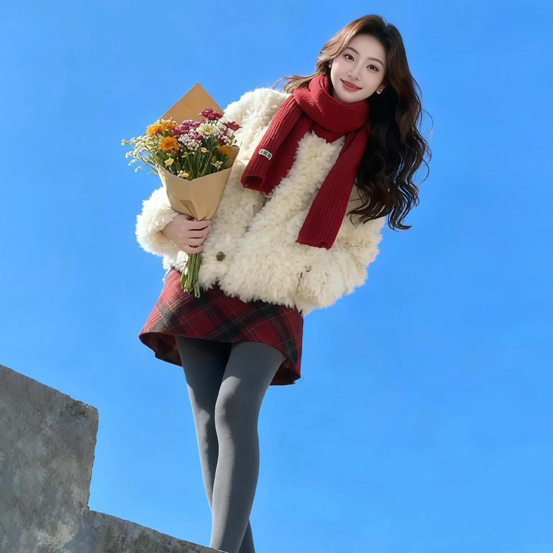 2025新款今年流行爆款独特超好看的连衣裙子女装秋冬季穿搭一整套