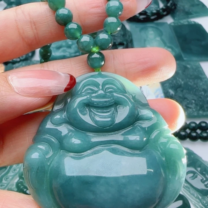 翡翠未镶嵌颈饰多样性发货天然A货翡翠