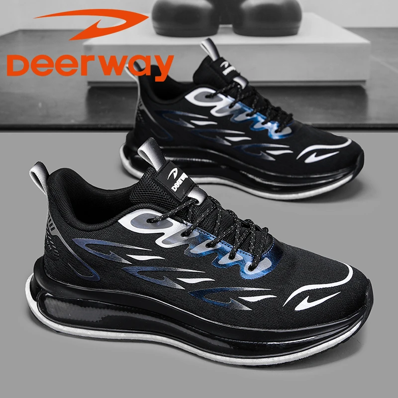 德尔惠男鞋2025夏季户外休闲时尚百搭运动鞋新款防滑耐磨运动鞋男