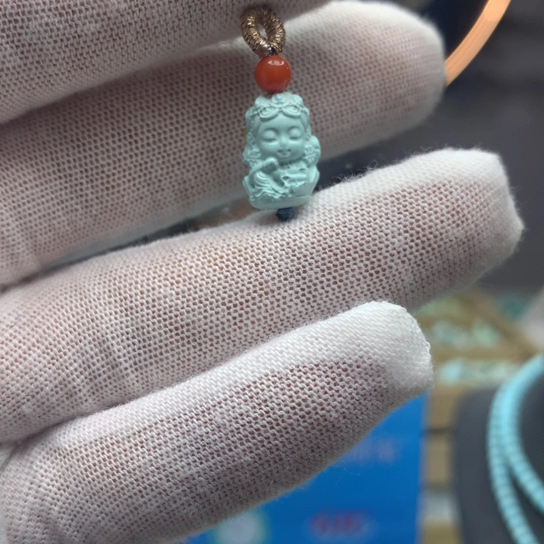 绿松石挂件未镶嵌