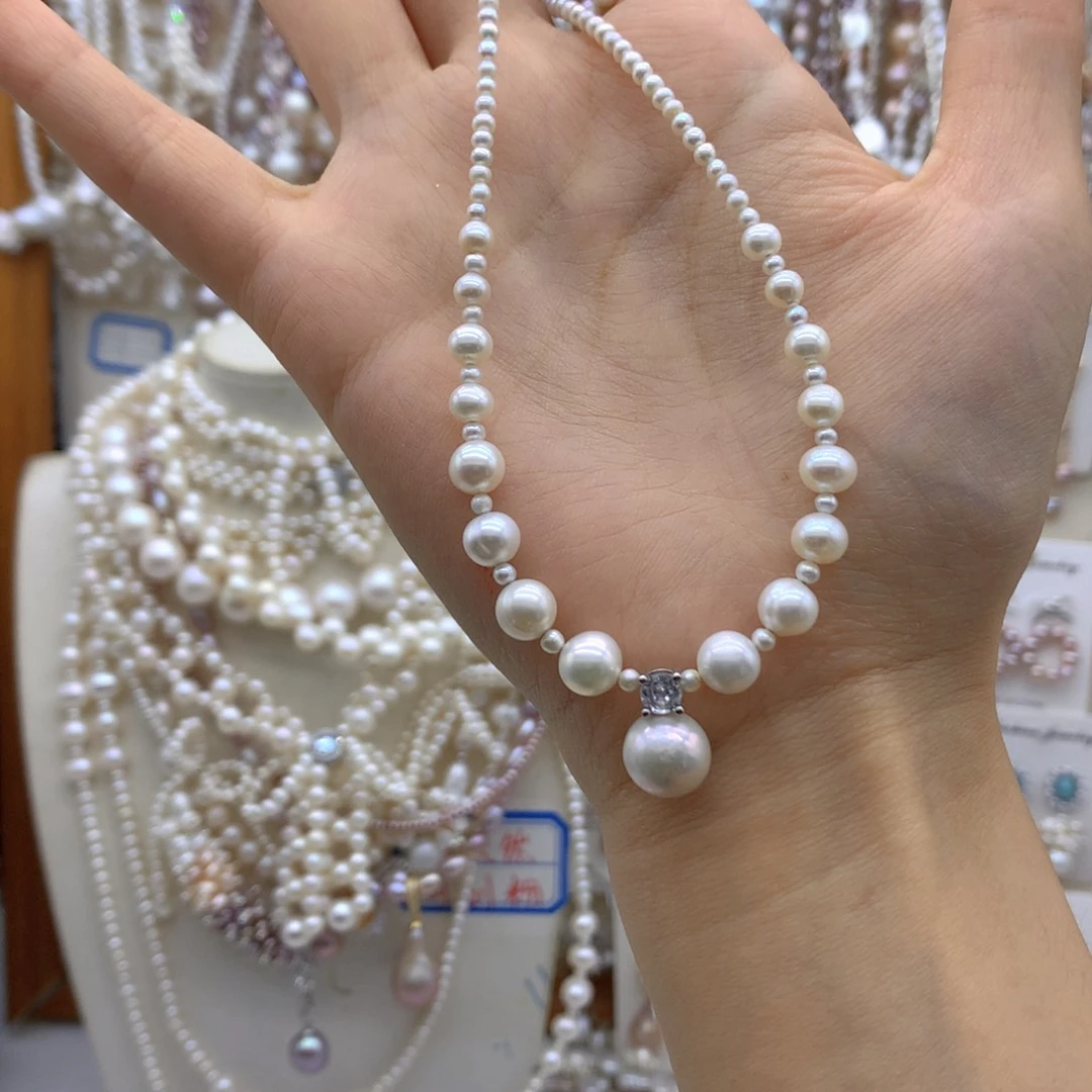 J***A合金淡水珍珠项链耳饰