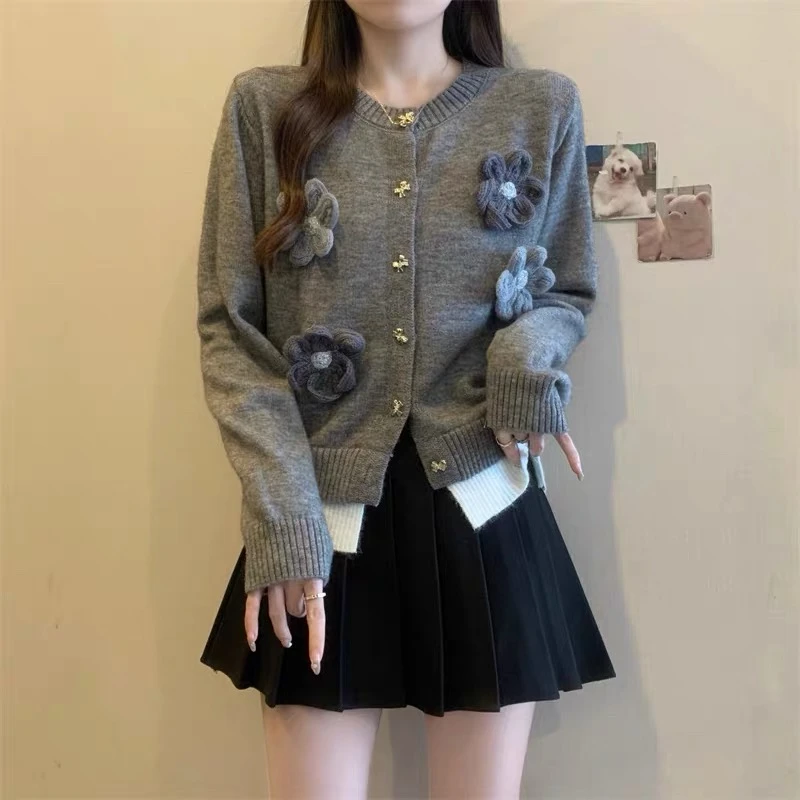 K3956 奶油针织衫！ 美利奴毛衣费尔岛开衫女 Q891-951189