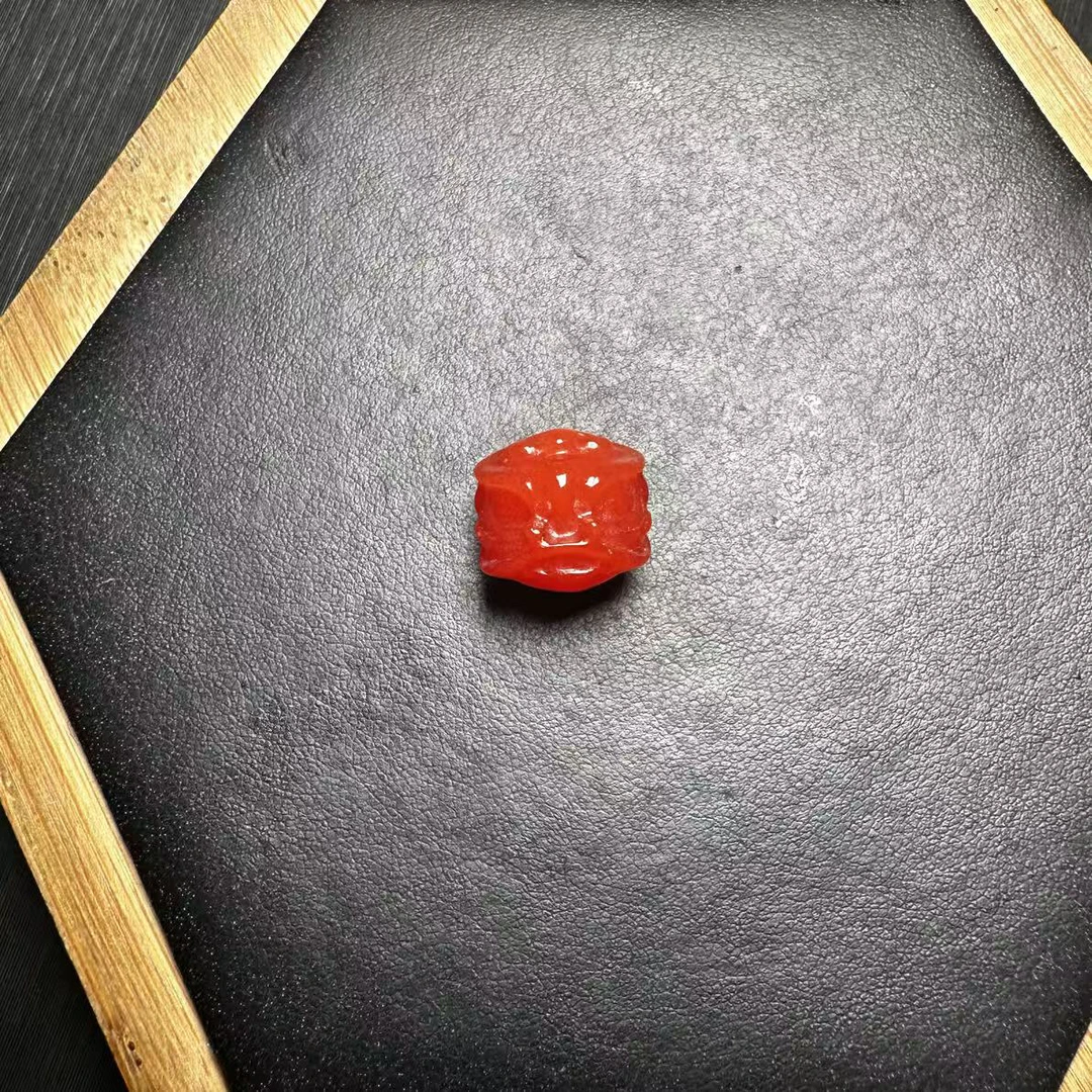 453河湾料雕刻狮子头尺寸15mm