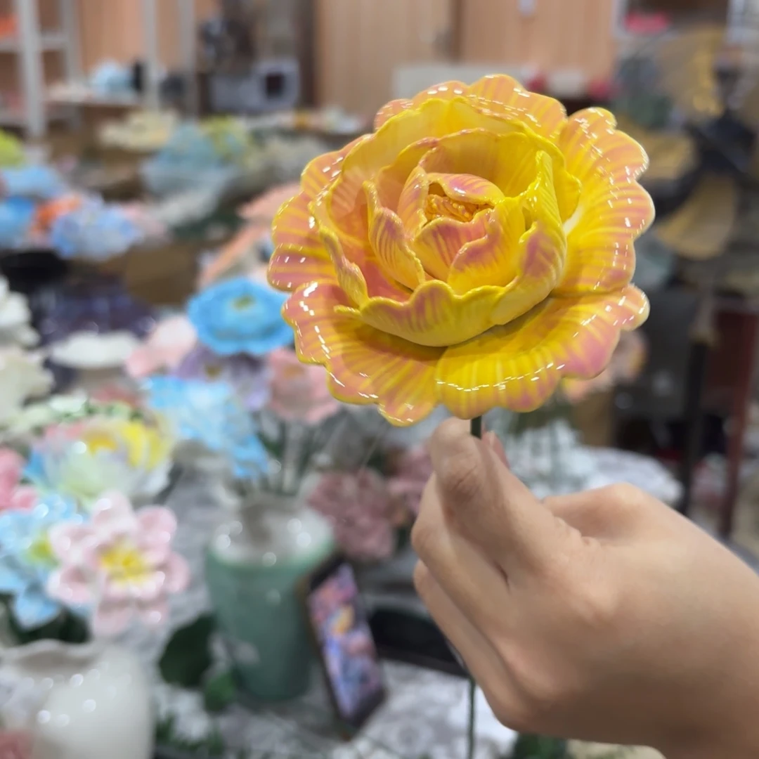 陶瓷花，20发货，退款拉黑