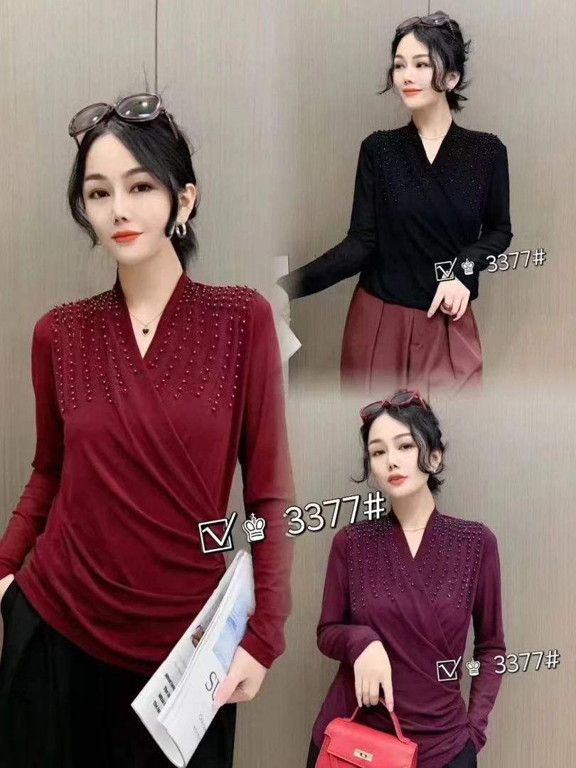 3377时尚简约打底衫