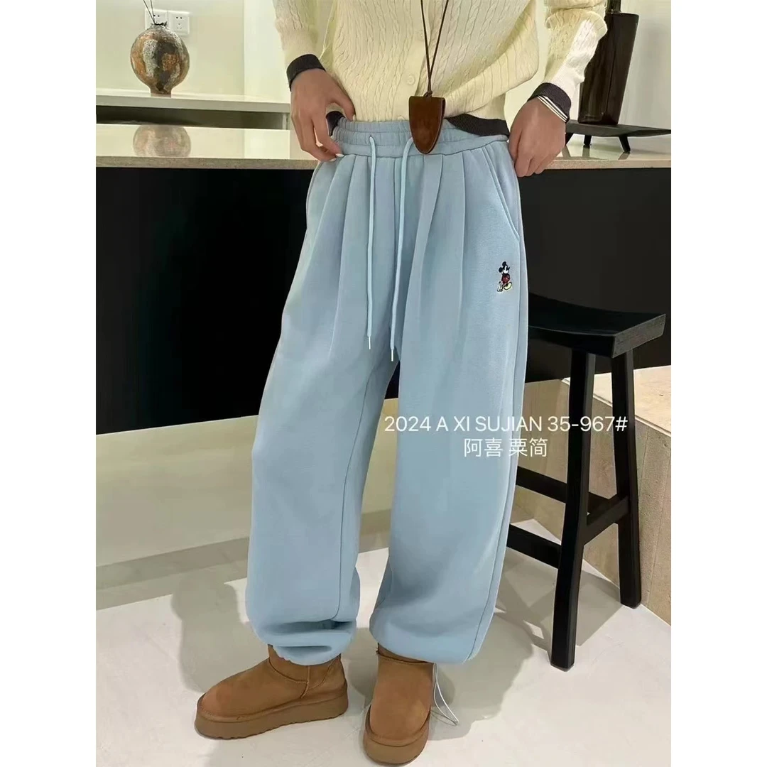 【ARONG阿荣家】裤子24135-兰色灰色-Ml-xl