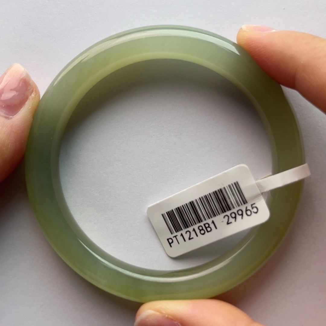 和田玉手镯未镶嵌55