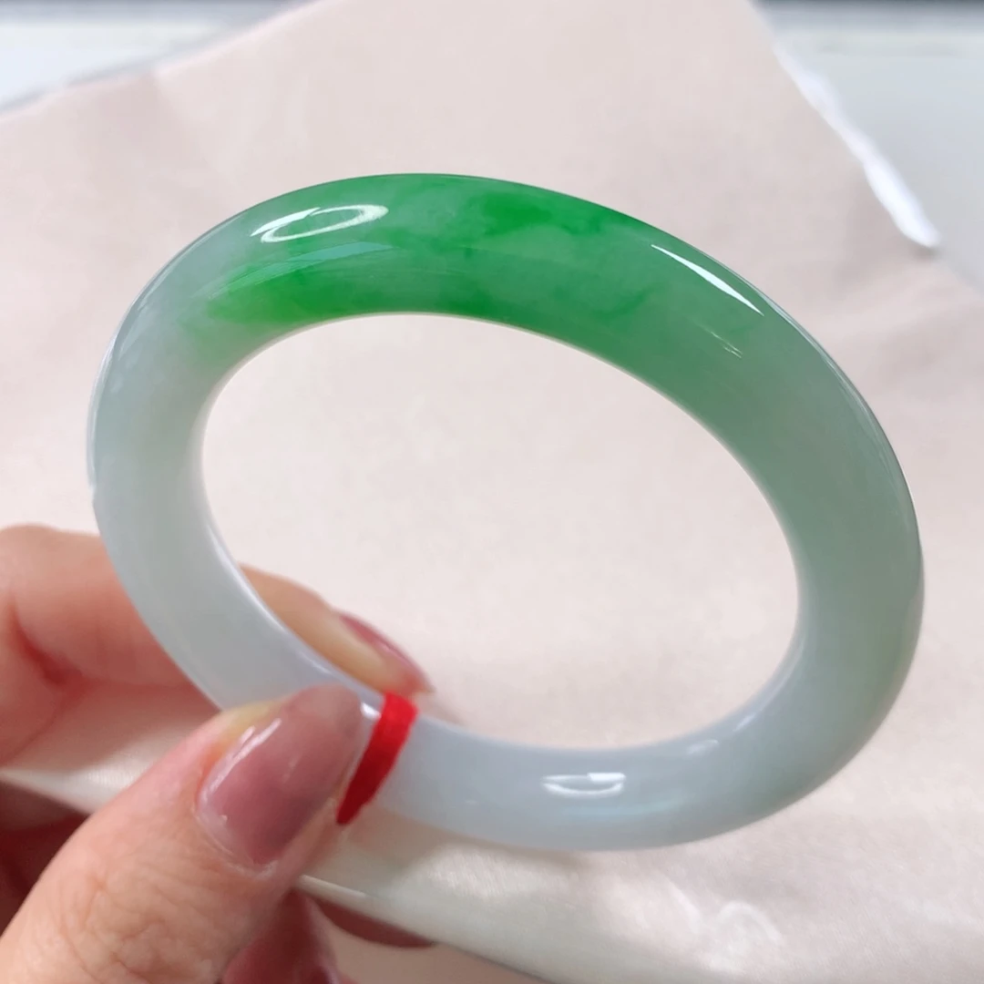 未镶嵌手镯翡翠 圆条293⭐⭐⭐⭐⭐强烈推荐