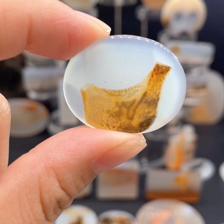 玛瑙/玉髓合金颈饰