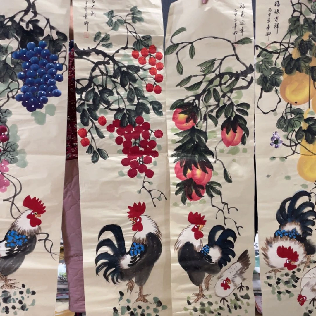 国画国画作品画心一张