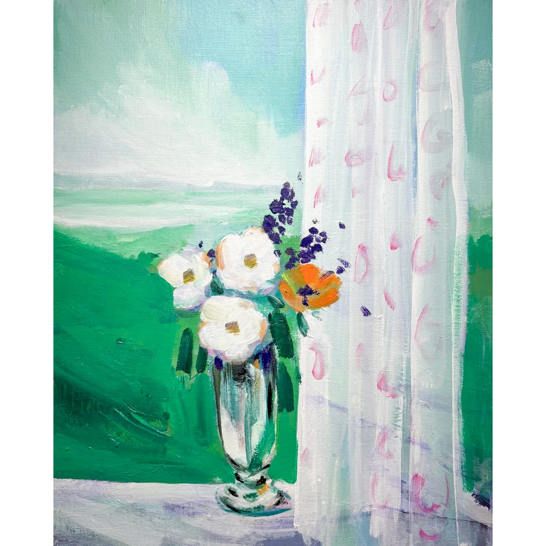 1400、卢琳【旅行窗帘】50×40cm