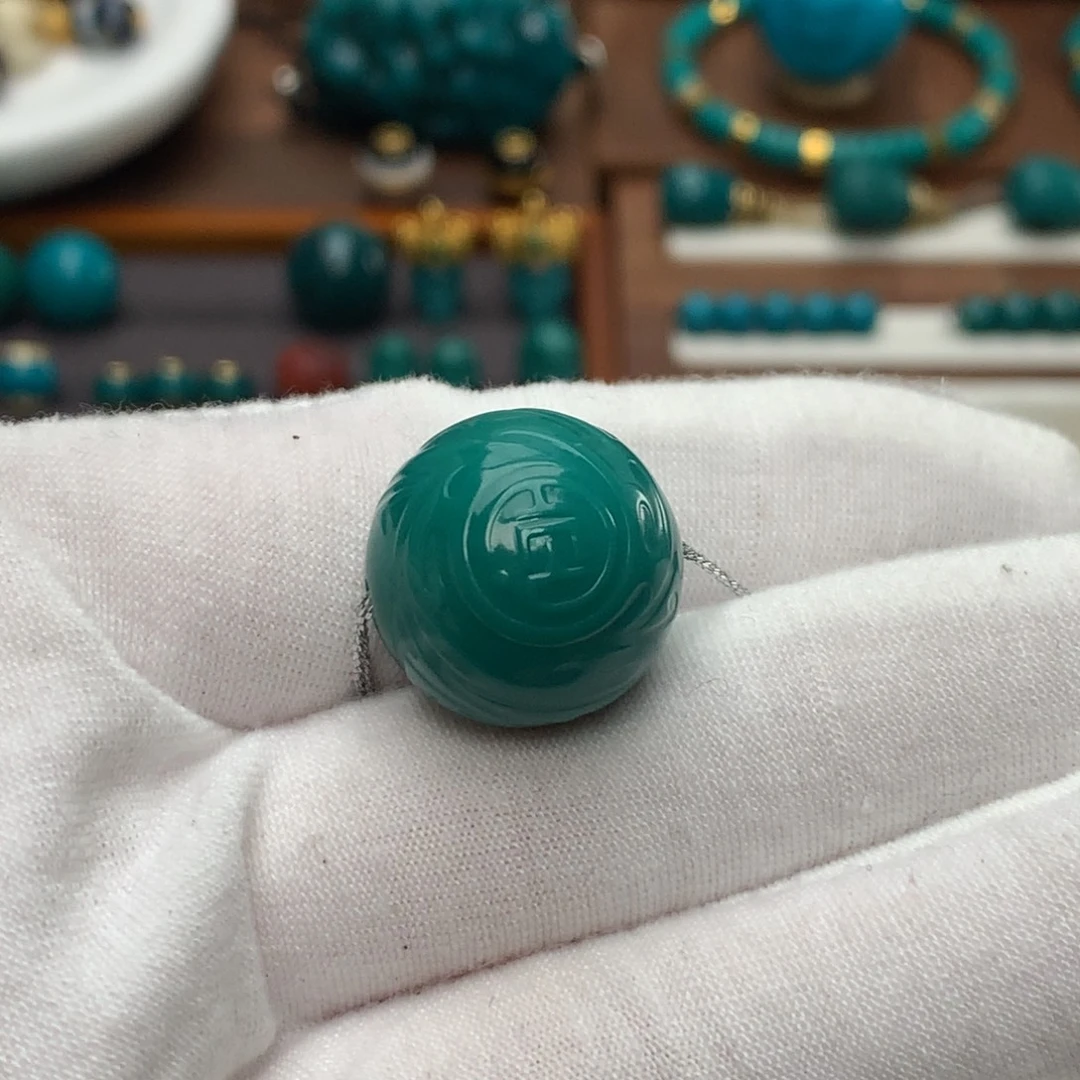 绿松石未镶嵌配饰直径18.9mm