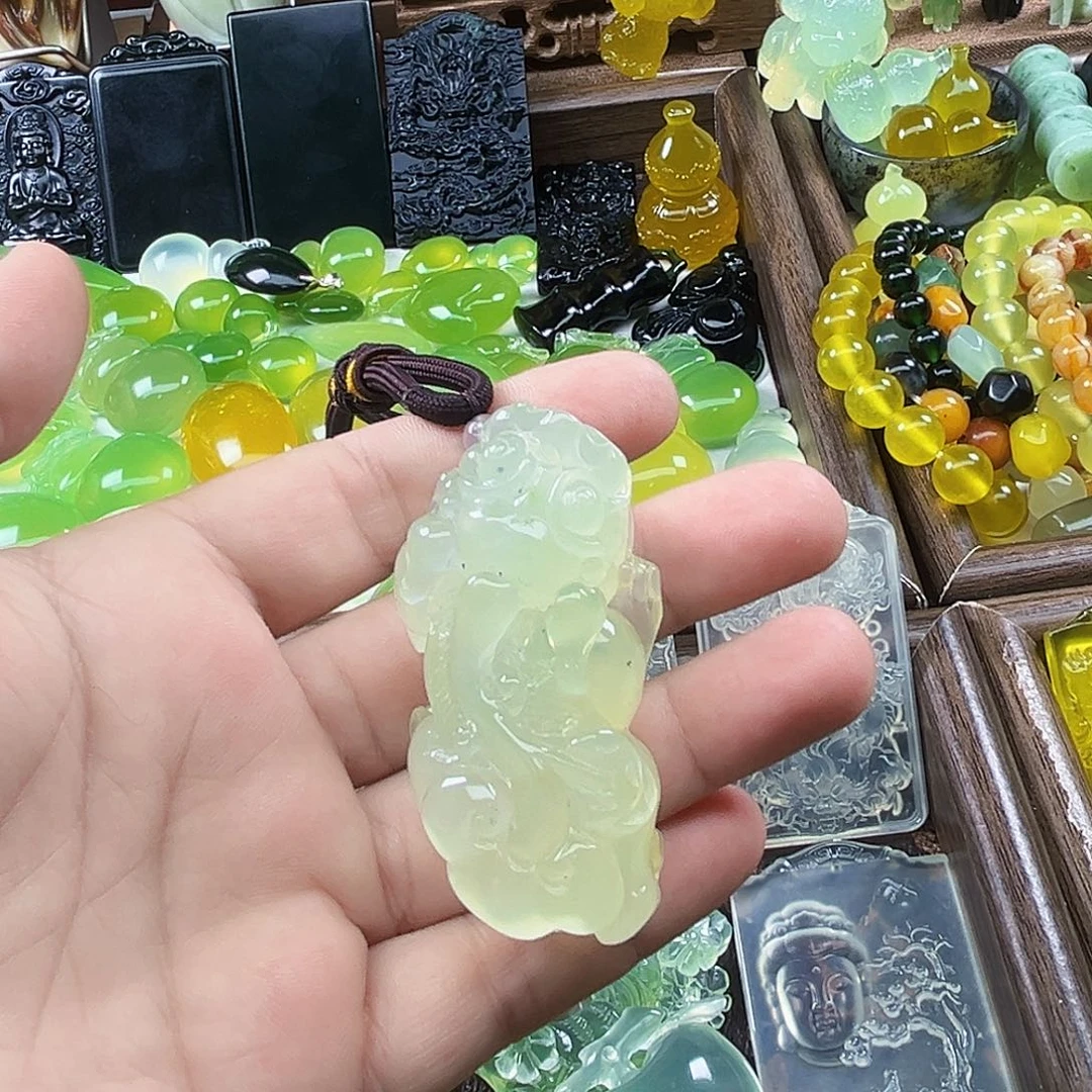 寻***扰岫玉未镶嵌吊坠(不含链)
