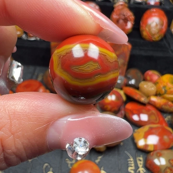 玛瑙/玉髓未镶嵌吊坠