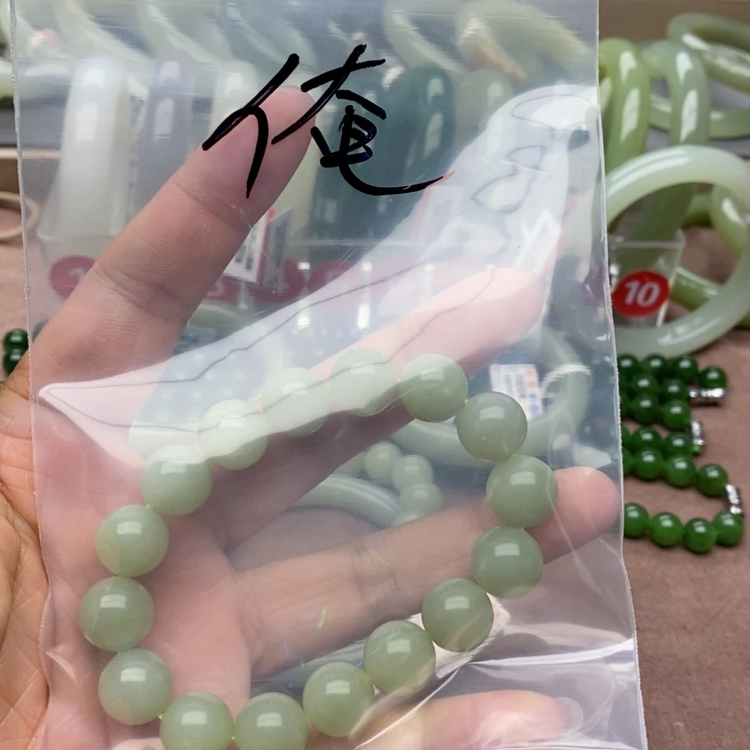 和田玉（糖玉）手链未镶嵌?****?