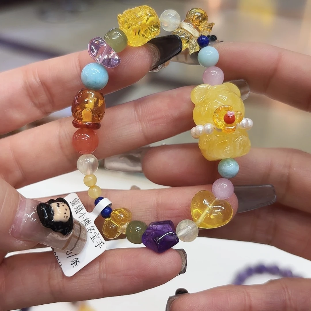 琥珀手链未镶嵌琥珀