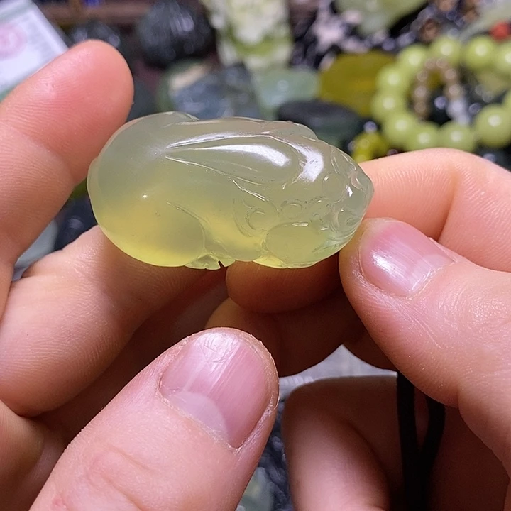 岫玉未镶嵌岫玉颈饰
