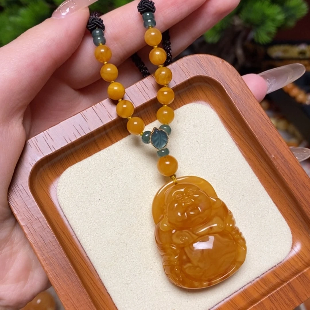 【闪购商品】蜜蜡颈饰未镶嵌项链