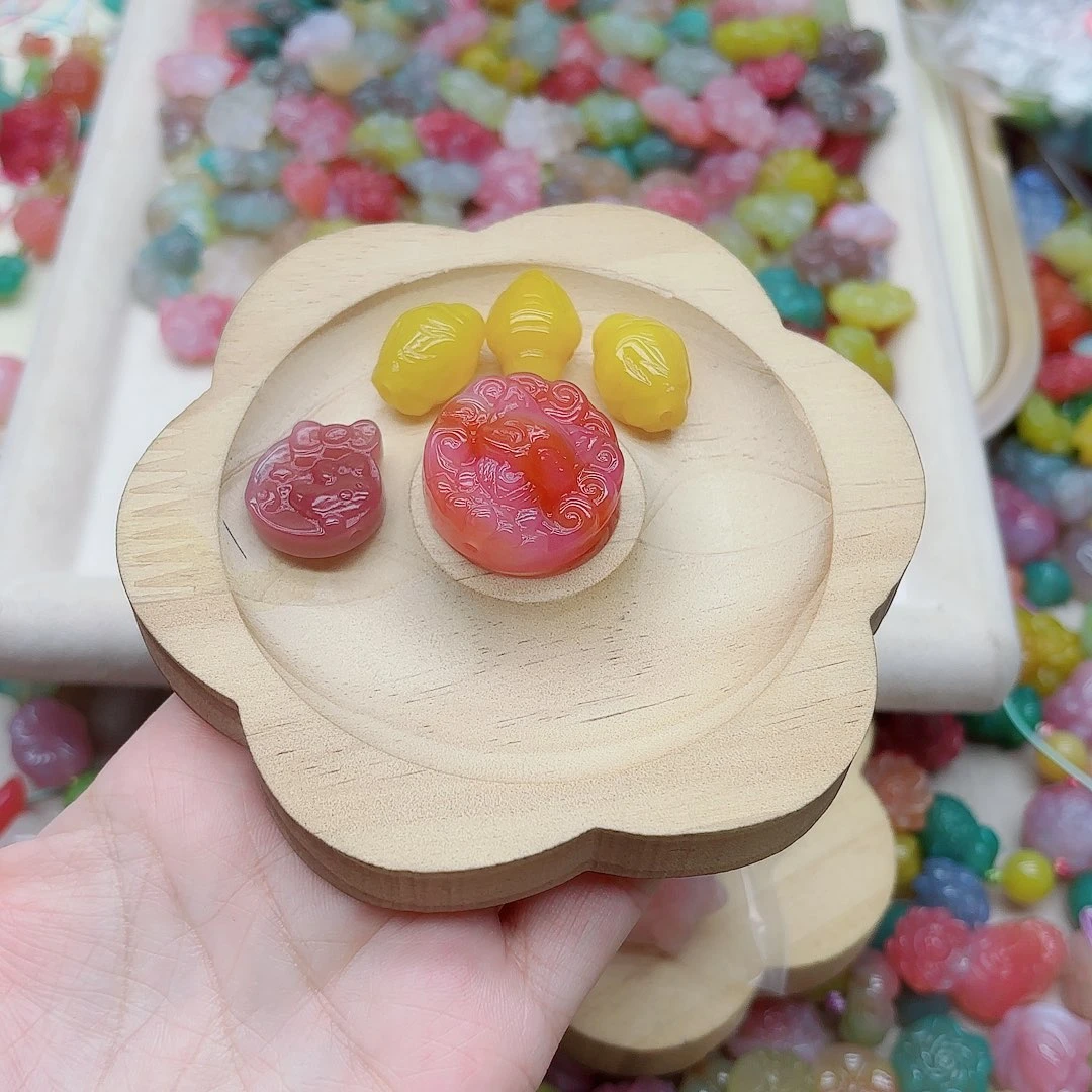玛瑙/玉髓手链未镶嵌張*懒盐源18