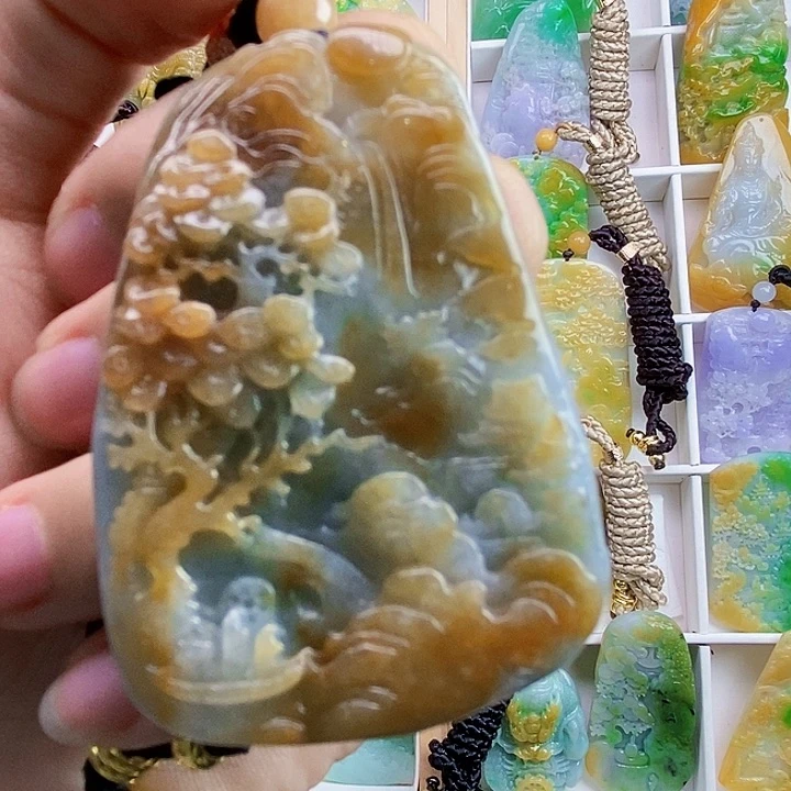 颈饰未镶嵌翡翠翡翠