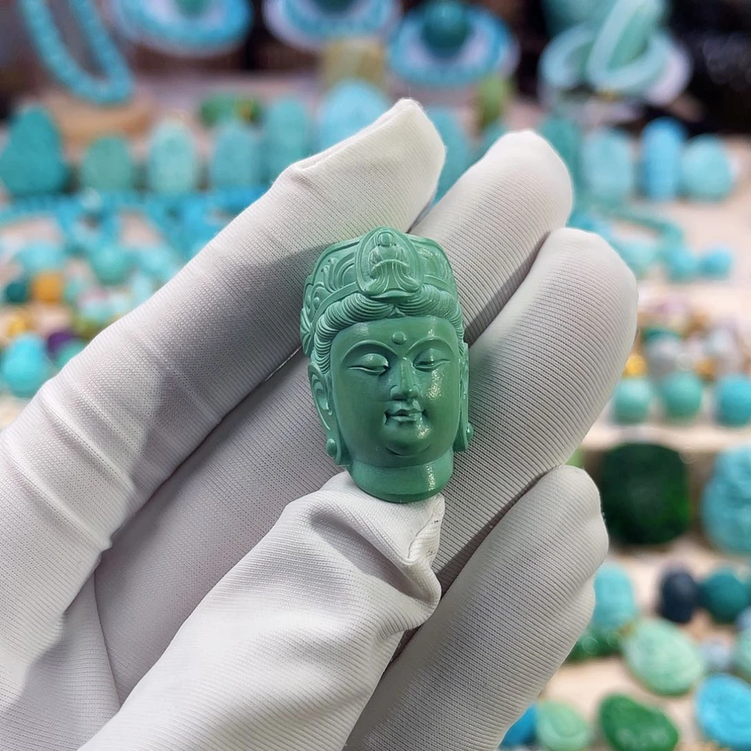 绿松石珠宝奇石未镶嵌