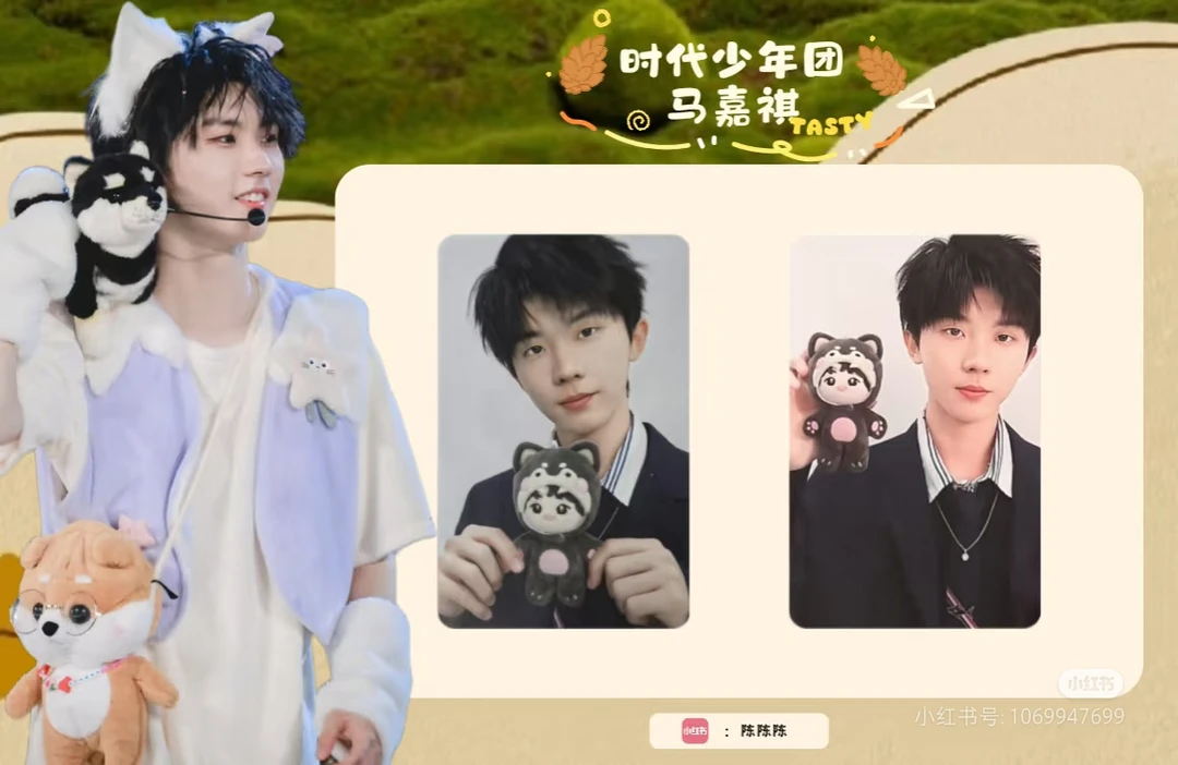 出时代少年团娃娃3.0娃卡动物塑娃卡裸娃未绑卡娃娃