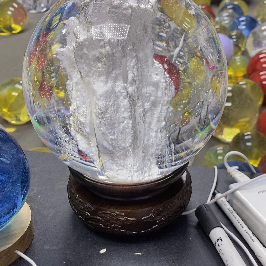 啟***石材19厘米白水摆件