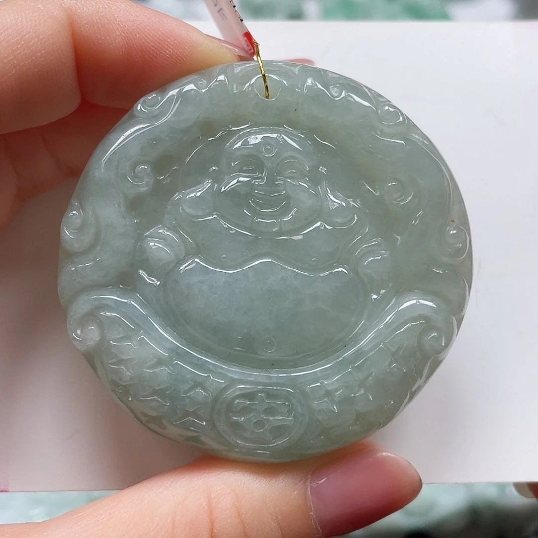 翡翠未镶嵌吊坠(不含链)翡翠