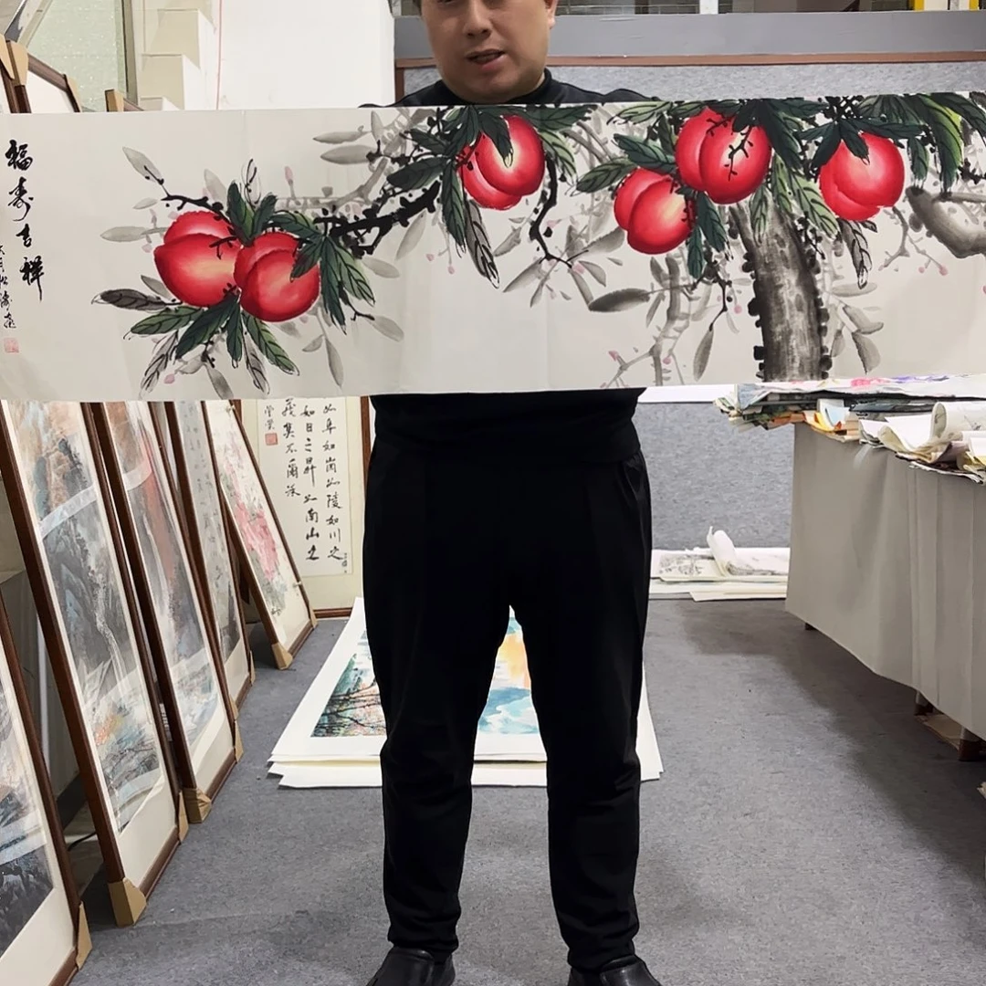 国画HT精品国画作品1.4✖️35