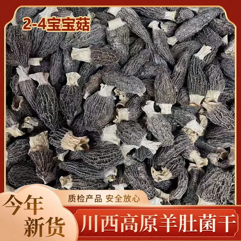 【宝宝羊肚菌】2-4厘米6美头茬肉厚煲汤炖汤滋补养成蒸蛋