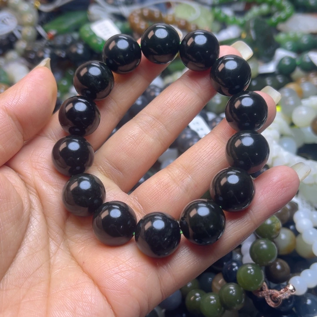 和田玉未镶嵌手链