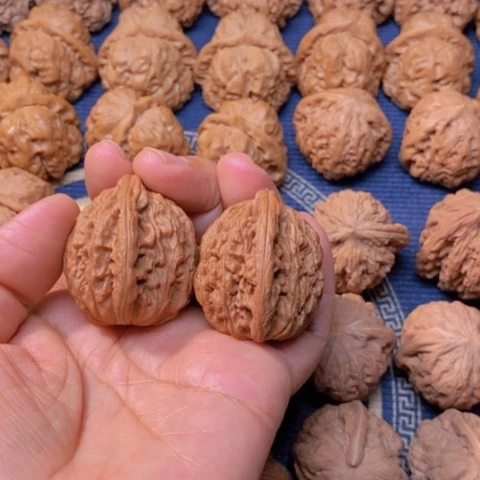 【闪购商品】吊坠文玩核桃小***噜虎头38