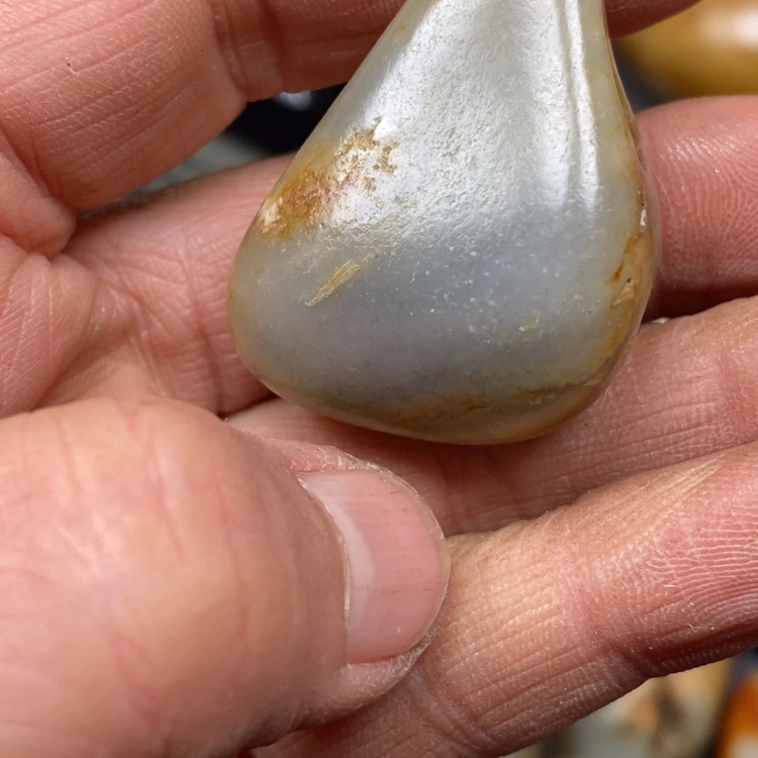 和田玉挂件银S925镀金镶嵌