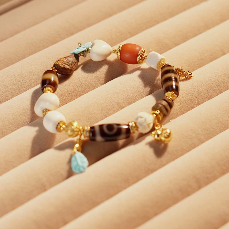 【疏影】原创设计猛犸牙百搭国风手串