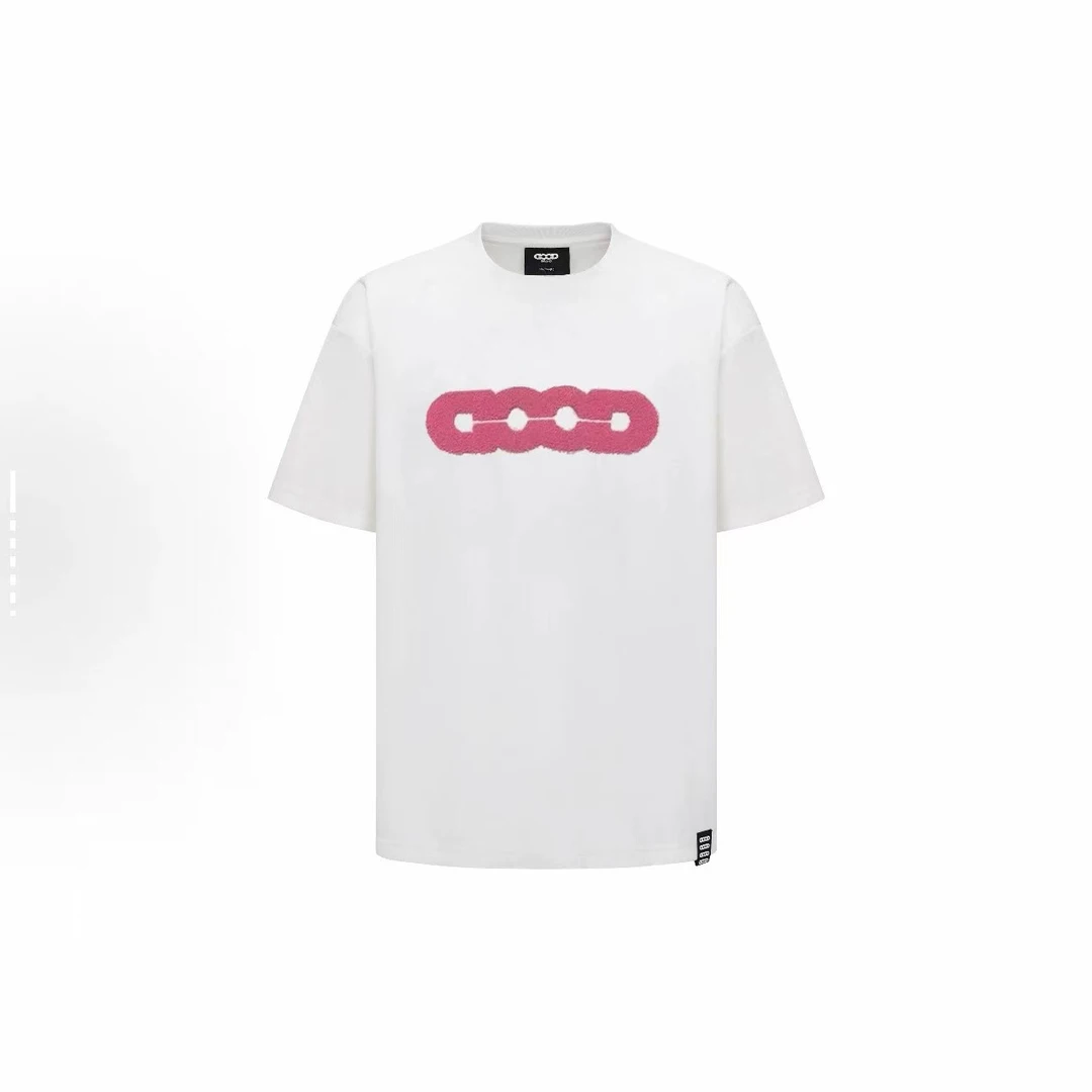 【李明德同款】GOODBRAND地球提花25SS湿毛巾绣短袖T恤男女同款